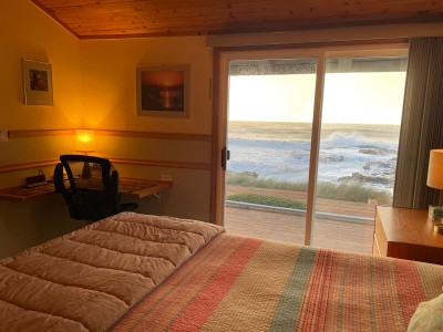  Master bedroom with king bed - check out that view!