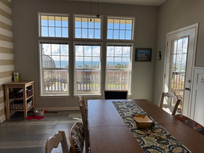 Oceanview from the dining area!