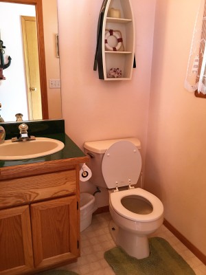 1/2 Bath Located Downstairs