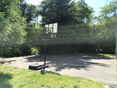 Neighborhood basketball court