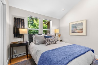 Bedroom #2 with queen bed.