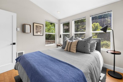 Bedroom #1 with queen bed.