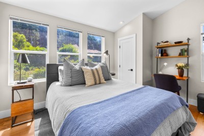 Bedroom #1 with queen bed.