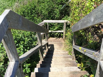Stairs leading to the Beach