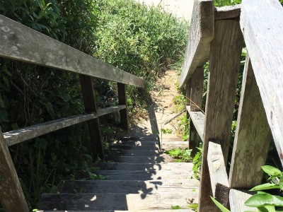 Stairs leading to the Beach